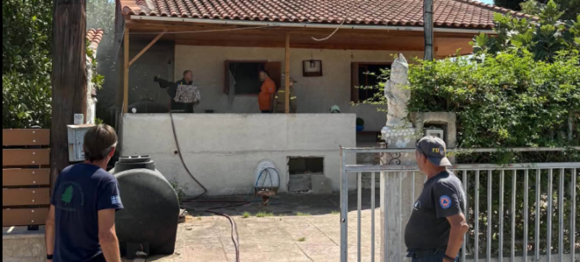 Πυρκαγιά σε οικία στο Καλαμάκι Κορινθίας – Άμεση επέμβαση